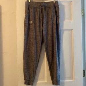 Under armour ladies grey sweat pants